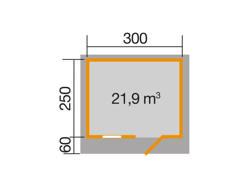 Weka Gartenhaus 131 Gr. 2