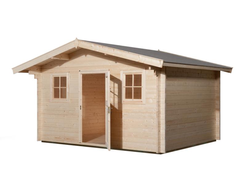 Weka Gartenhaus 135 Gr. 2 Vordach 60 cm