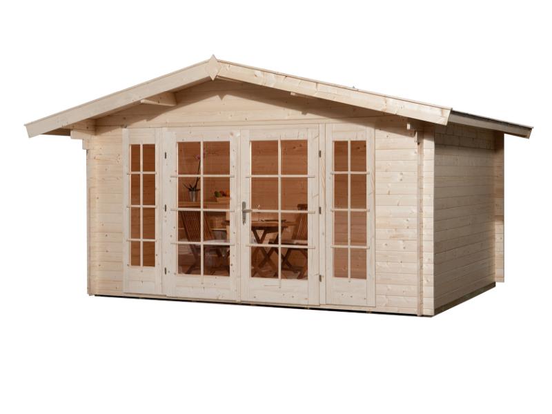 Weka Gartenhaus 137 Gr. 2 Vordach 60 cm