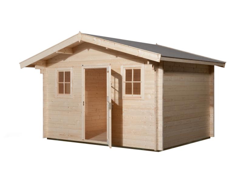 Weka Gartenhaus 138 Gr. 1 Vordach 60 cm