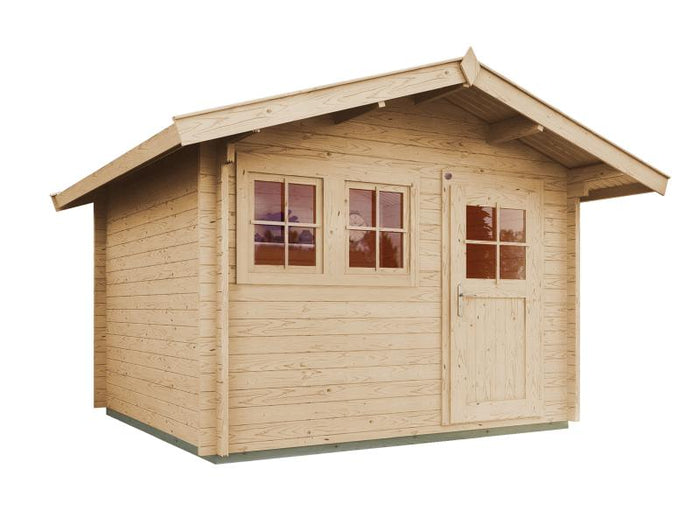 Weka Gartenhaus 139 Gr. 1 Vordach 60 cm