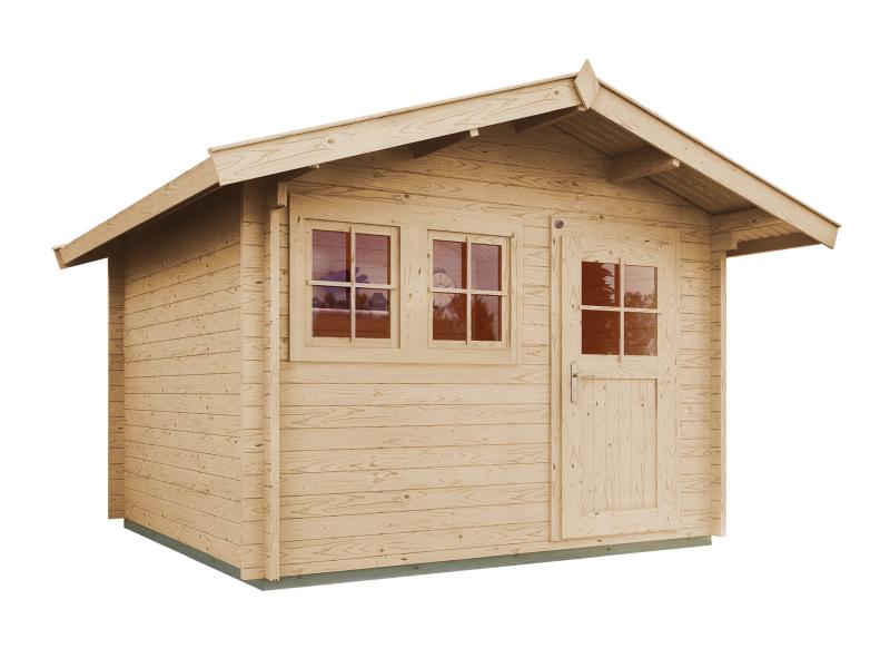 Weka Gartenhaus 139 Gr. 2 Vordach 60 cm