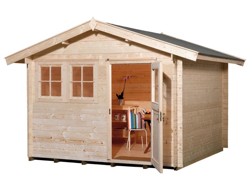 Weka Gartenhaus 139 Gr. 3 Vordach 20 cm