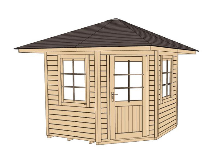 Weka Gartenhaus 149 5-Eck Gr. 1