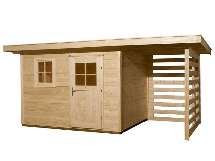 Weka Gartenhaus 170 Größe 1 mit Schleppdach