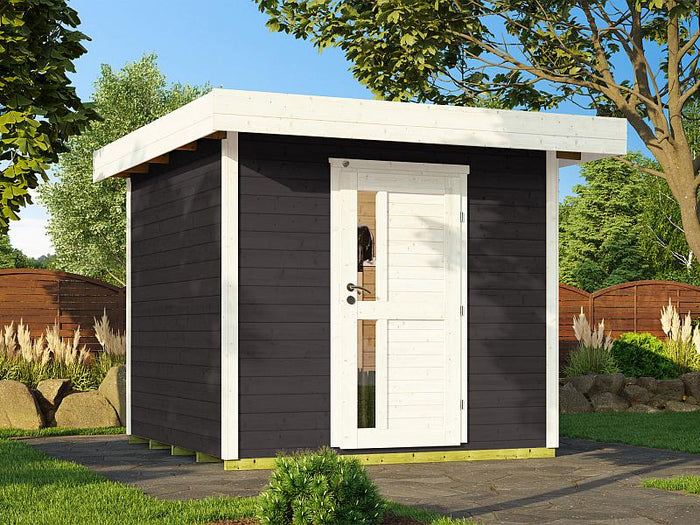 Weka Gartenhaus 172 Größe 1 anthrazit
