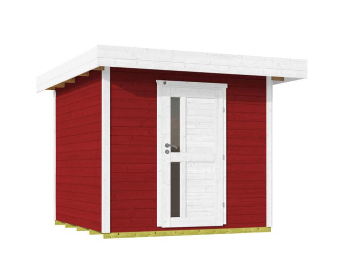 Weka Gartenhaus 172 Größe 1 schwedenrot
