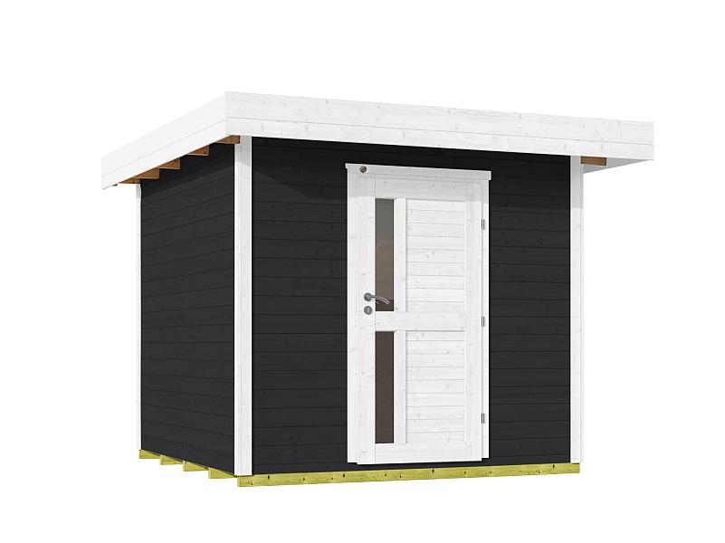 Weka Gartenhaus 172 Größe 2 anthrazit