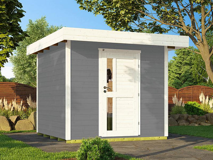 Weka Gartenhaus 172 Größe 2 grau