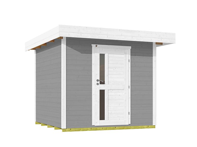 Weka Gartenhaus 172 Größe 2 grau