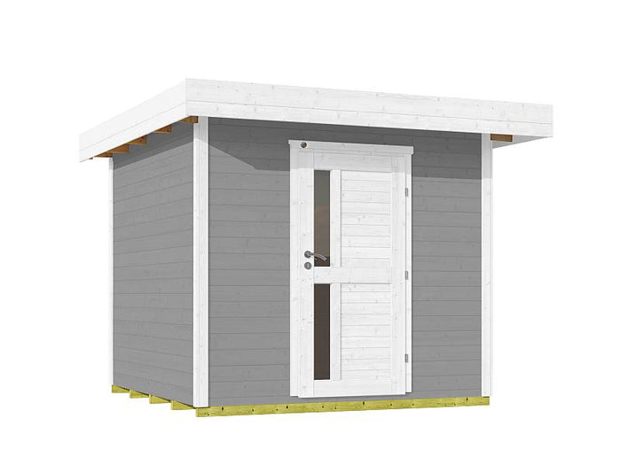 Weka Gartenhaus 172 Größe 2 grau