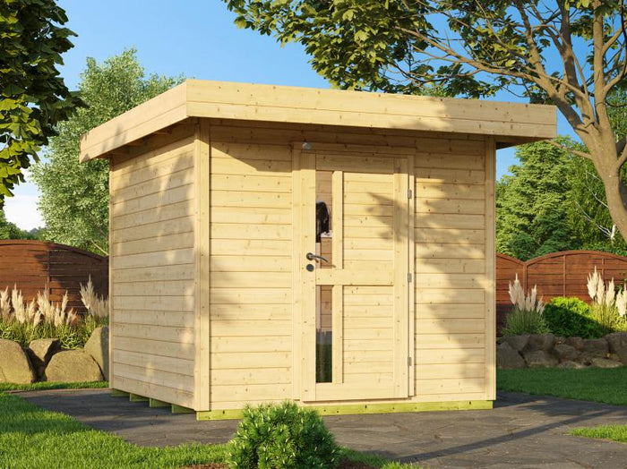 Weka Gartenhaus 172 Größe 2 natur