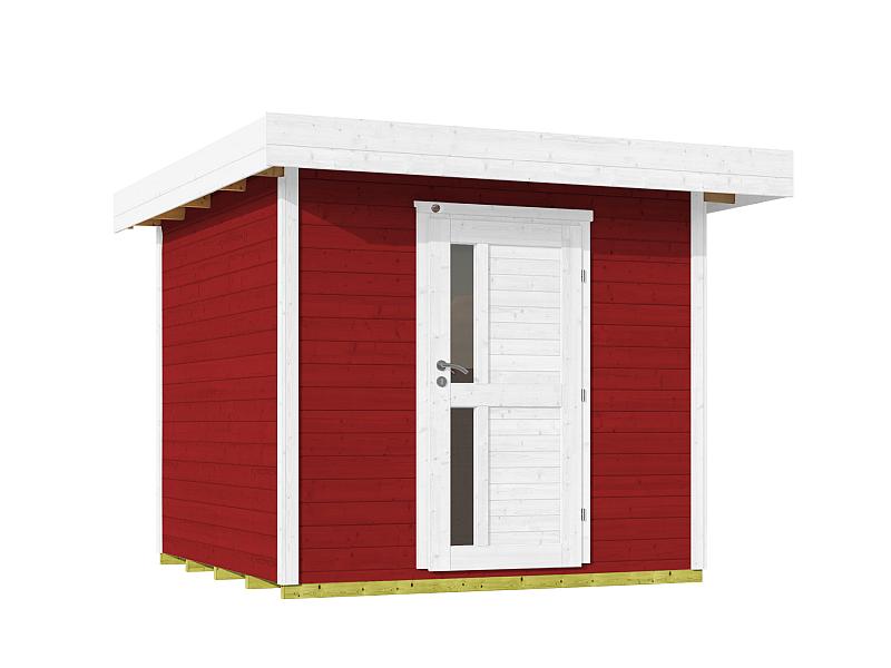 Weka Gartenhaus 172 Größe 2 schwedenrot