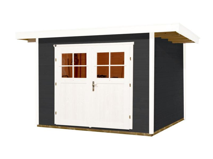 Weka Gartenhaus 179 Größe 2 in anthrazit