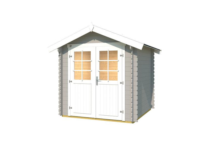 Weka Gartenhaus 209 Gr. 1 hellgrau