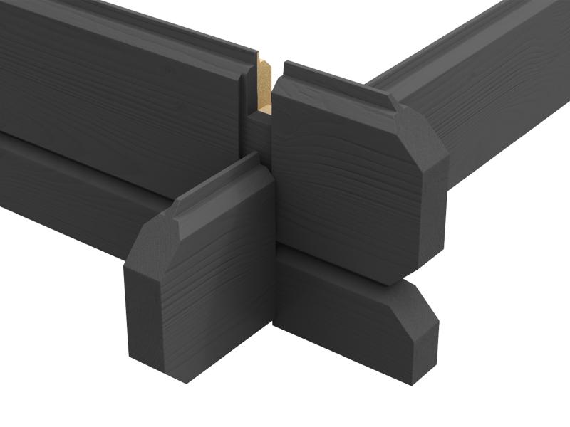 Weka Gartenhaus 209 Gr. 1,5 graphitgrau