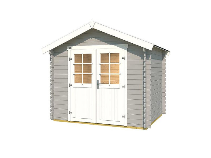 Weka Gartenhaus 209 Gr. 1,5 hellgrau