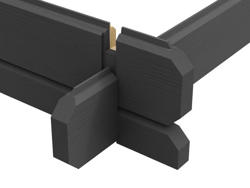 Weka Gartenhaus 209 Gr. 2 graphitgrau