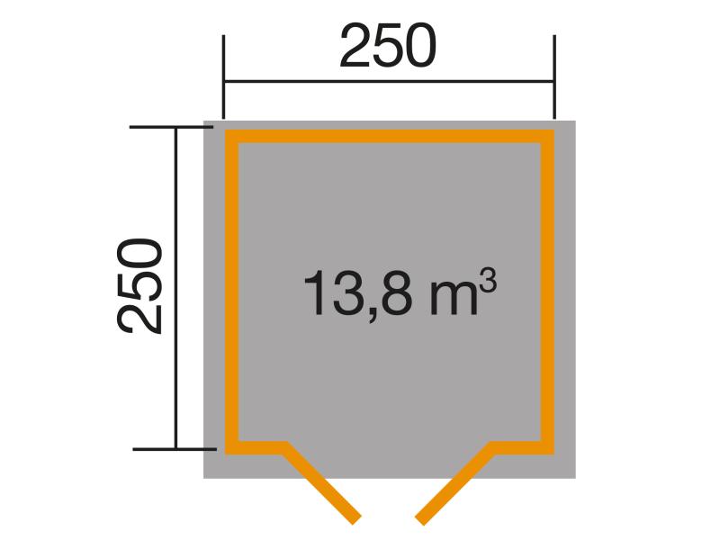 Weka Gartenhaus 209 Gr. 2