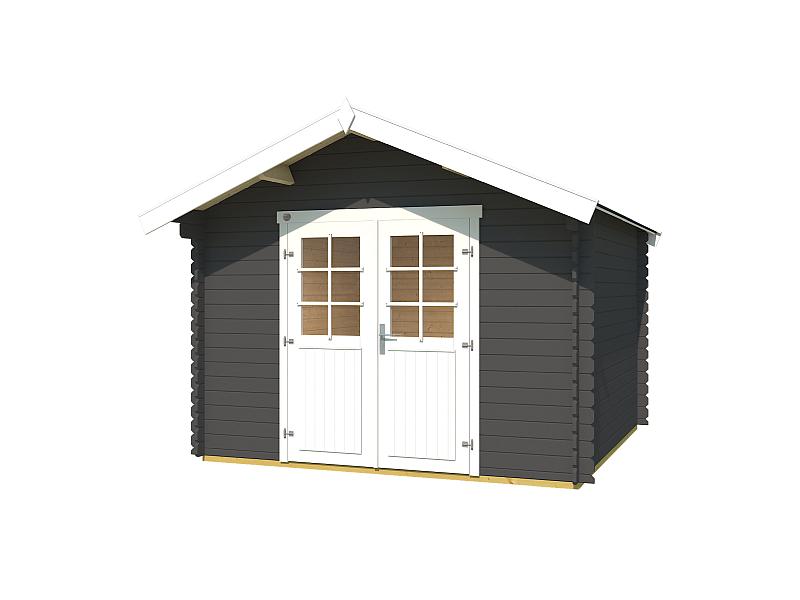 Weka Gartenhaus 209 Gr. 2,5 graphitgrau