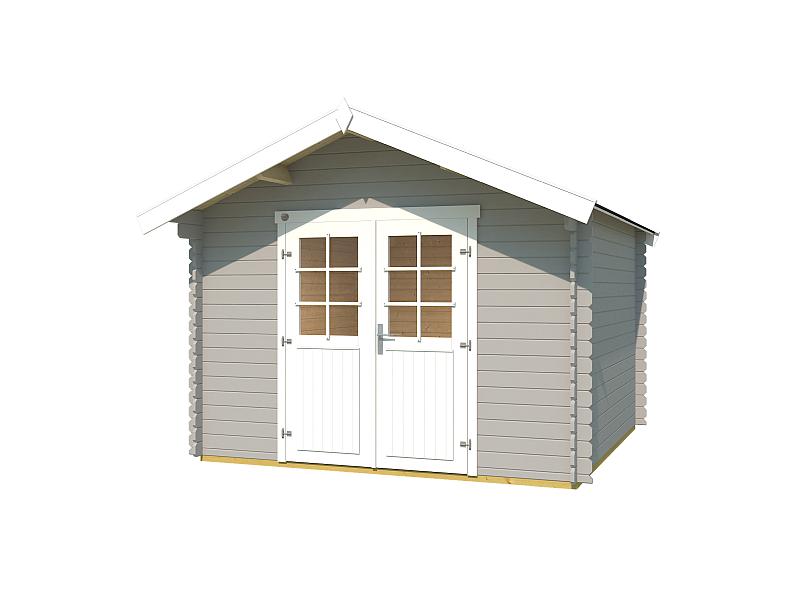 Weka Gartenhaus 209 Gr. 2,5 hellgrau