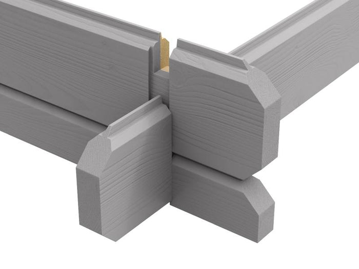 Weka Gartenhaus 209 Gr. 2,5 hellgrau