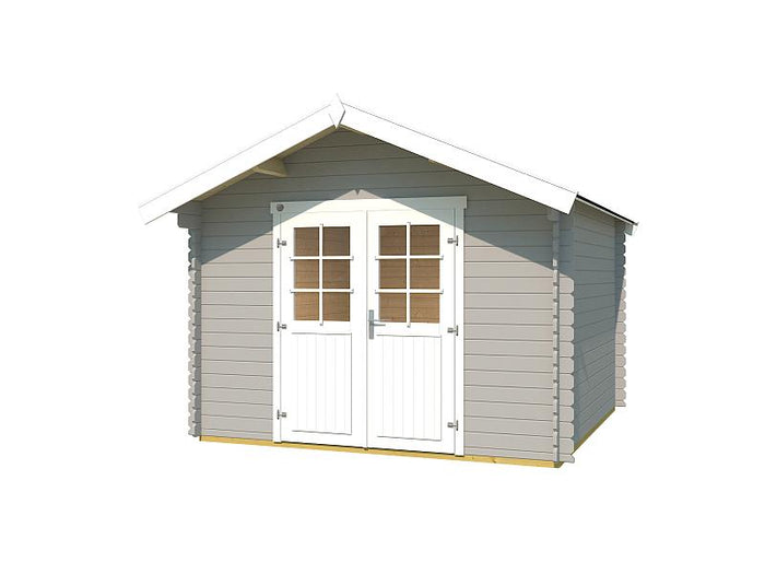 Weka Gartenhaus 209 Gr. 3 hellgrau