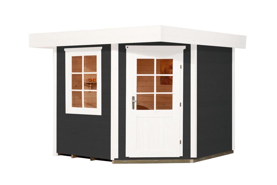 Weka Gartenhaus 213 Plus Gr 1 anthrazit