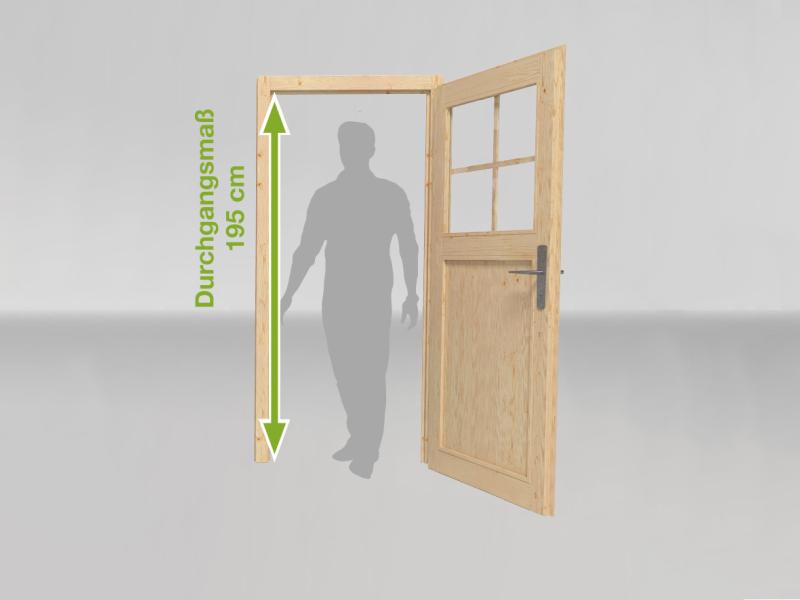 Weka Gartenhaus 213 Plus Gr 1 schwedenrot