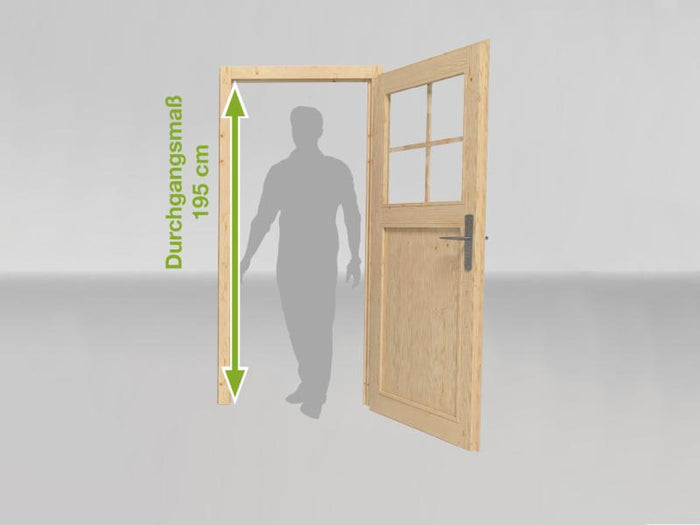 Weka Gartenhaus 213 Plus Gr 2 schwedenrot