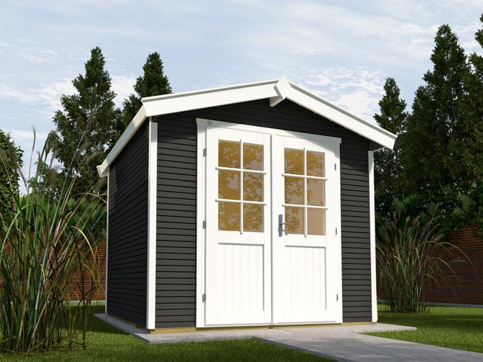 Weka Gartenhaus 218 Größe 1 anthrazit 28 mm