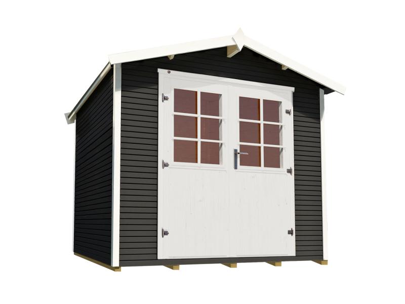 Weka Gartenhaus 218 Größe 2 anthrazit 28 mm