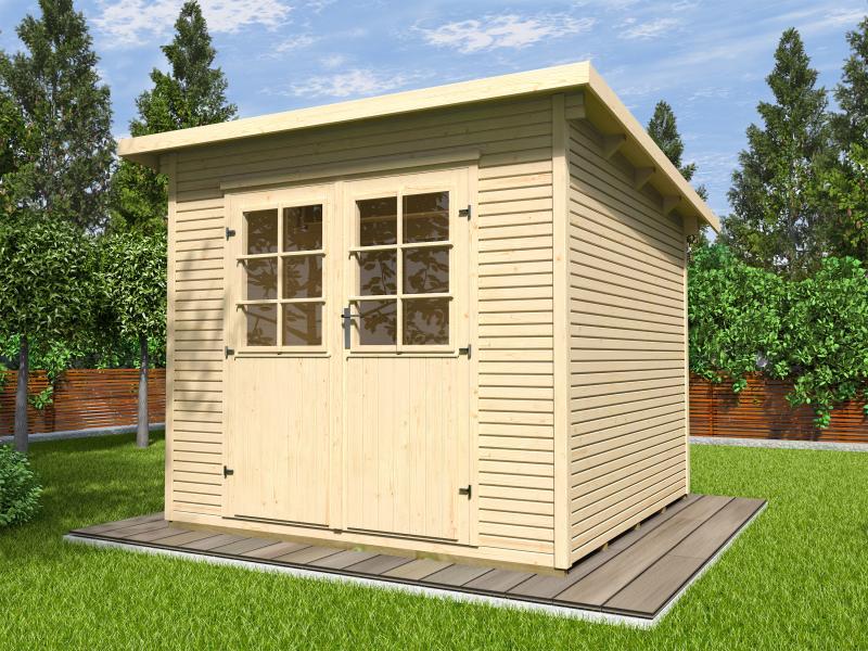 Weka Gartenhaus 219 Größe 1 28 mm natur