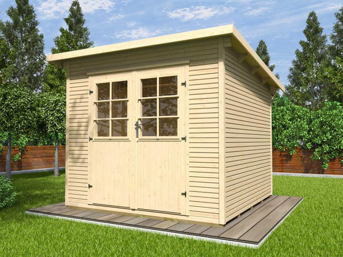 Weka Gartenhaus 219 Größe 1 28 mm natur