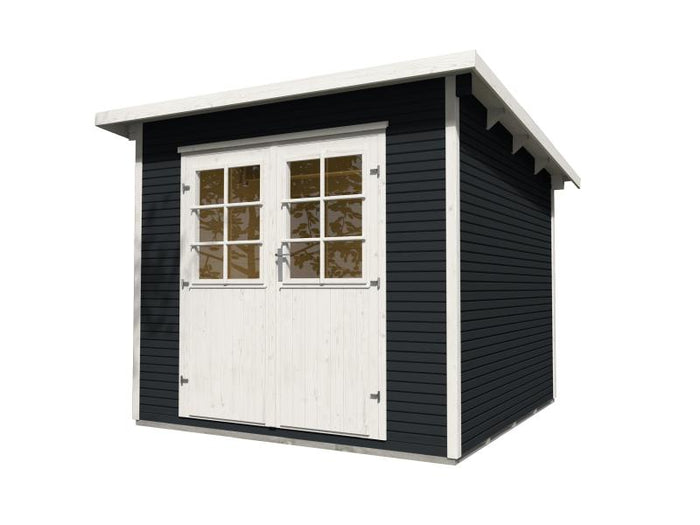 Weka Gartenhaus 219 Größe 1 anthrazit 28 mm