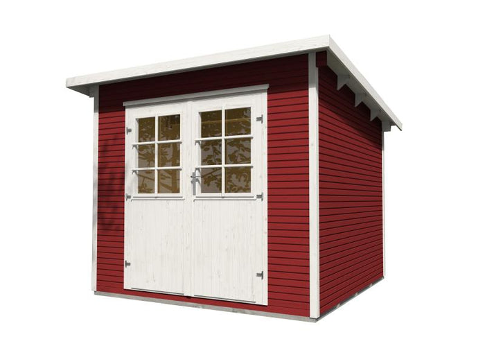 Weka Gartenhaus 219 Größe 1 schwedenrot 28 mm