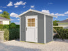 Weka Gartenhaus 223 Größe 1 mit Einzeltür grau