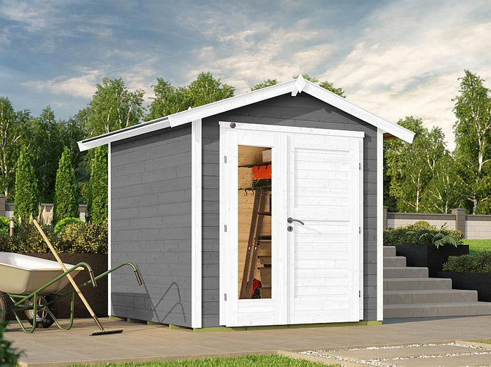 Weka Gartenhaus 224 A Gr. 1 grau
