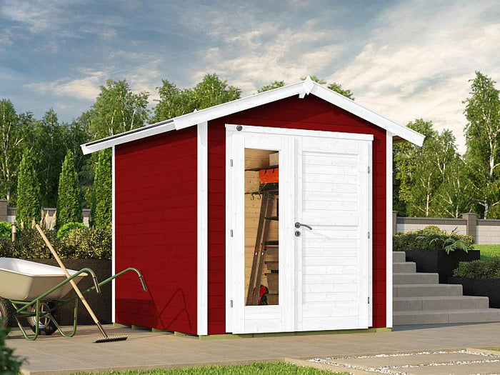 Weka Gartenhaus 224 A Gr. 1 schwedenrot