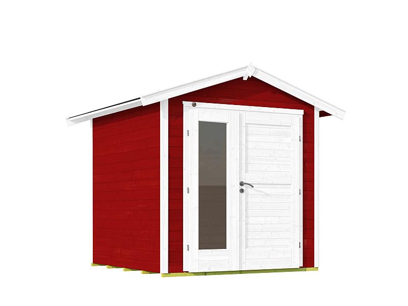 Weka Gartenhaus 224 A Gr. 1 schwedenrot