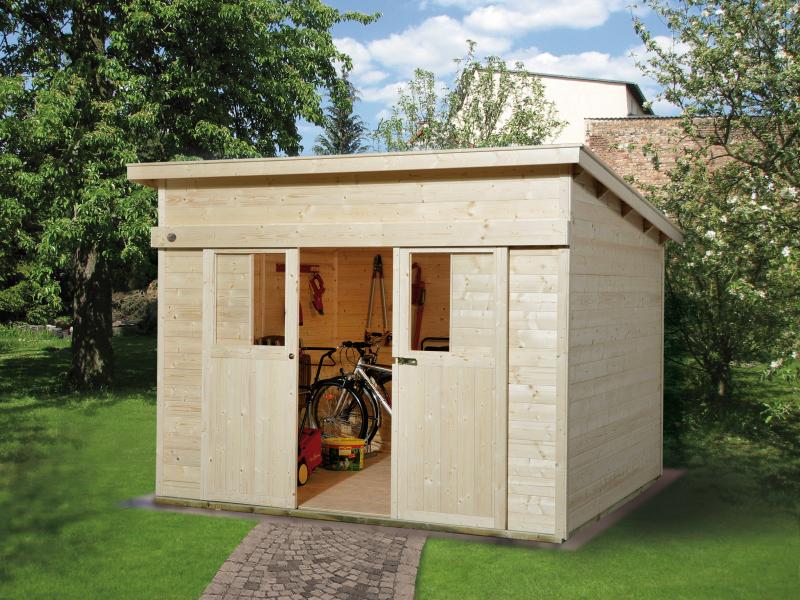 Weka Gartenhaus 225 Größe 1 natur