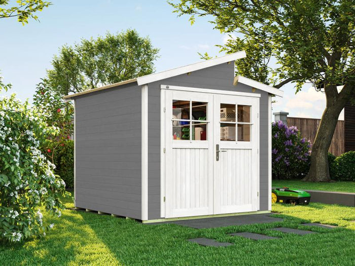 Weka Gartenhaus 226 Größe 2 grau