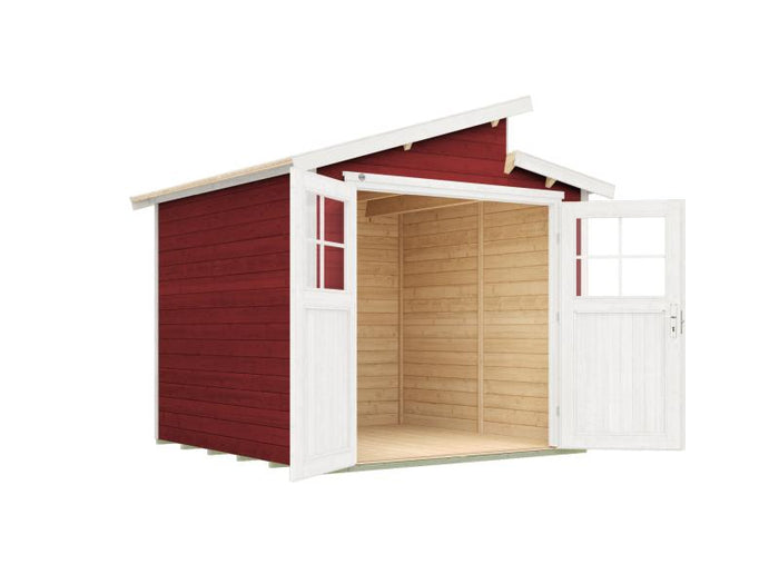 Weka Gartenhaus 226 Größe 2 schwedenrot