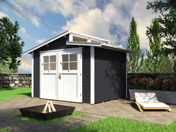Weka Gartenhaus 226 Größe 3 anthrazit