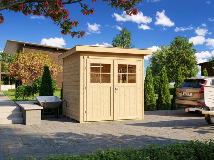 Weka Gartenhaus 227 Größe 1 natur