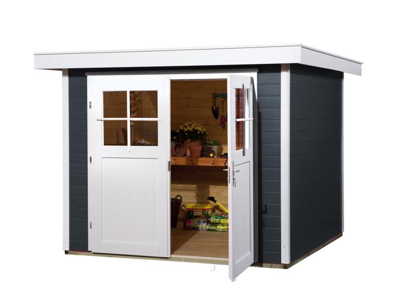 Weka Gartenhaus 227 Größe 2 anthrazit
