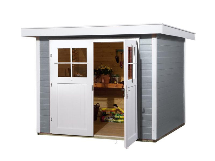 Weka Gartenhaus 227 Größe 2 grau