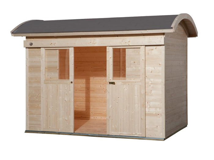 Weka Gartenhaus 228 natur 21 mm