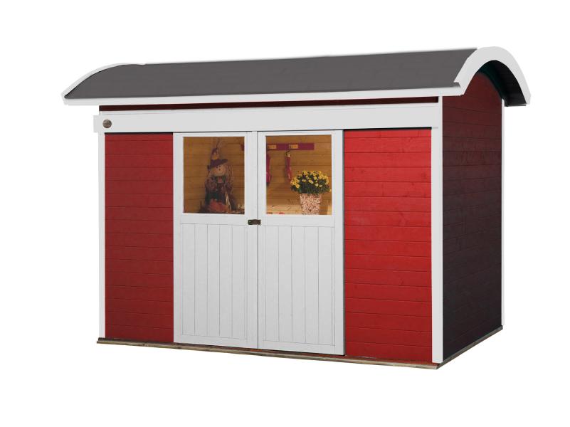 Weka Gartenhaus 228 schwedenrot 21 mm