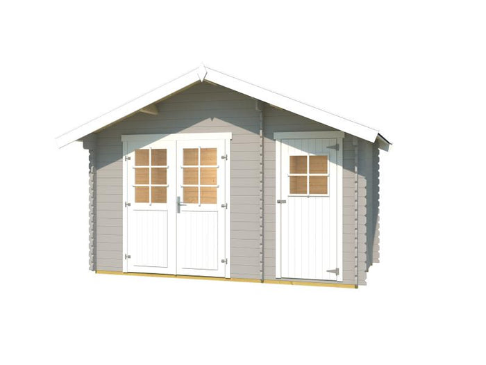 Weka Gartenhaus 253 Größe 1 28 mm hellgrau